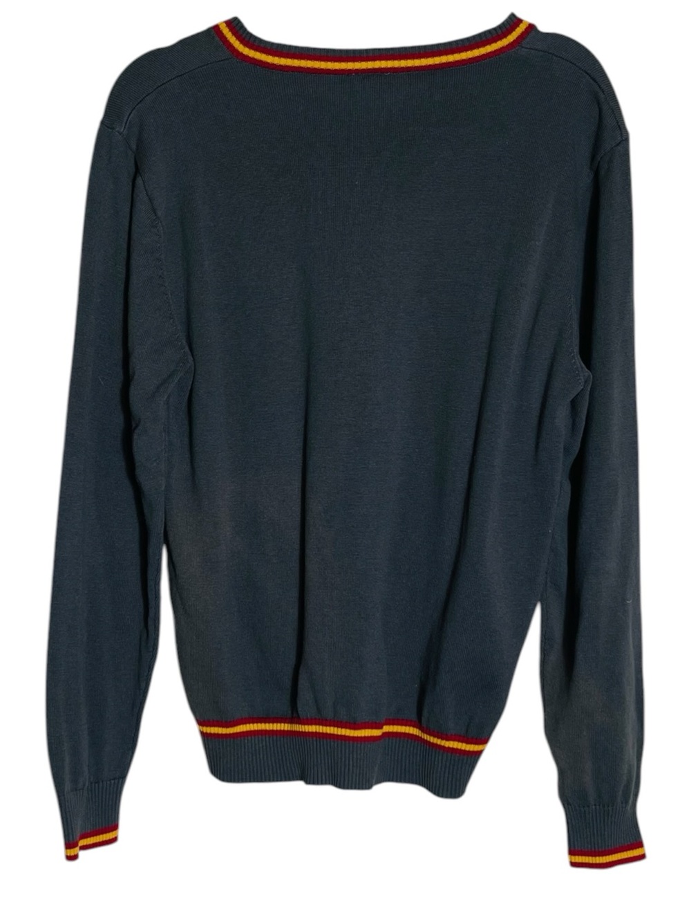 Harry Potter Gryffindor Sweater M Gray Red Gold Hogwarts Halloween * - Picture 3 of 8